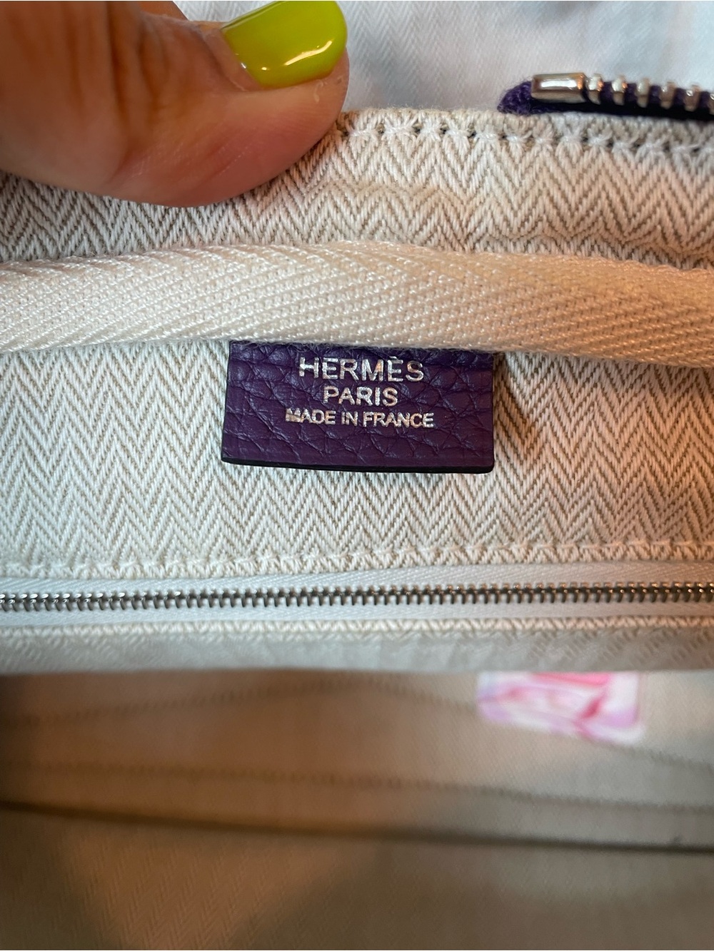 Hermes Ebene Clemence Victoria Elan 38 Bag - Picture 7 of 11